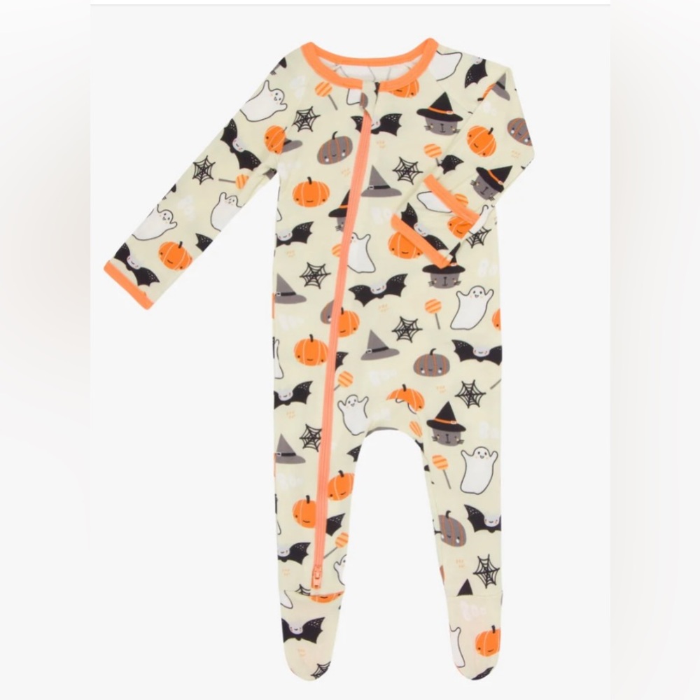 Bestaroo BOO! Footed Pajamas Size 9-12m